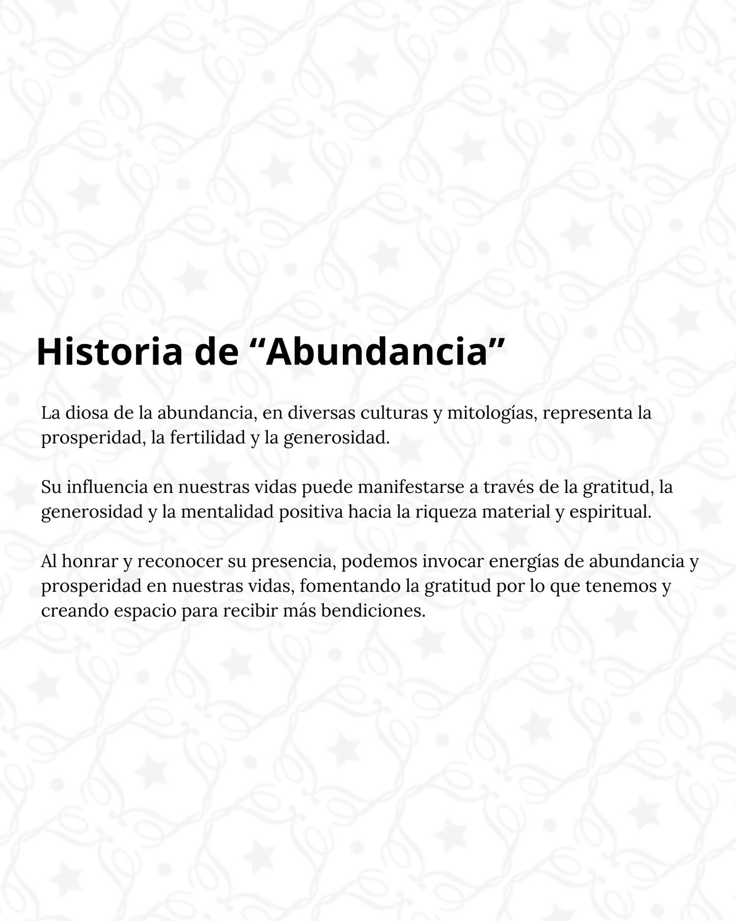 ABUNDANCIA